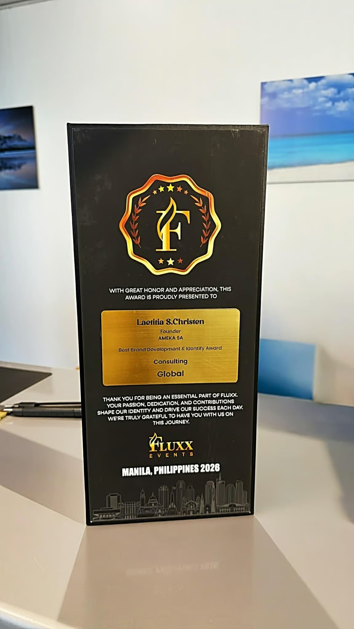 Global Pioneer Award, Fluxx Events Manille